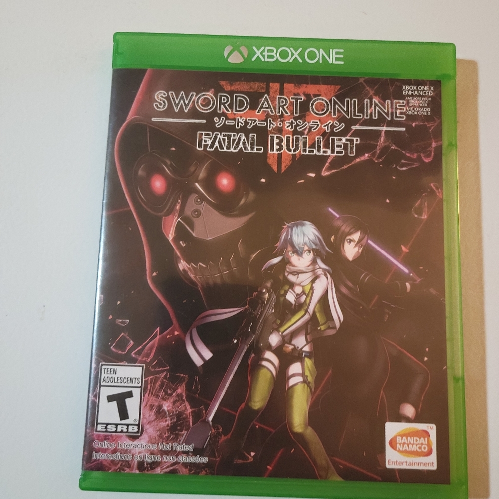 Xbox1 sword art online fatal bullet